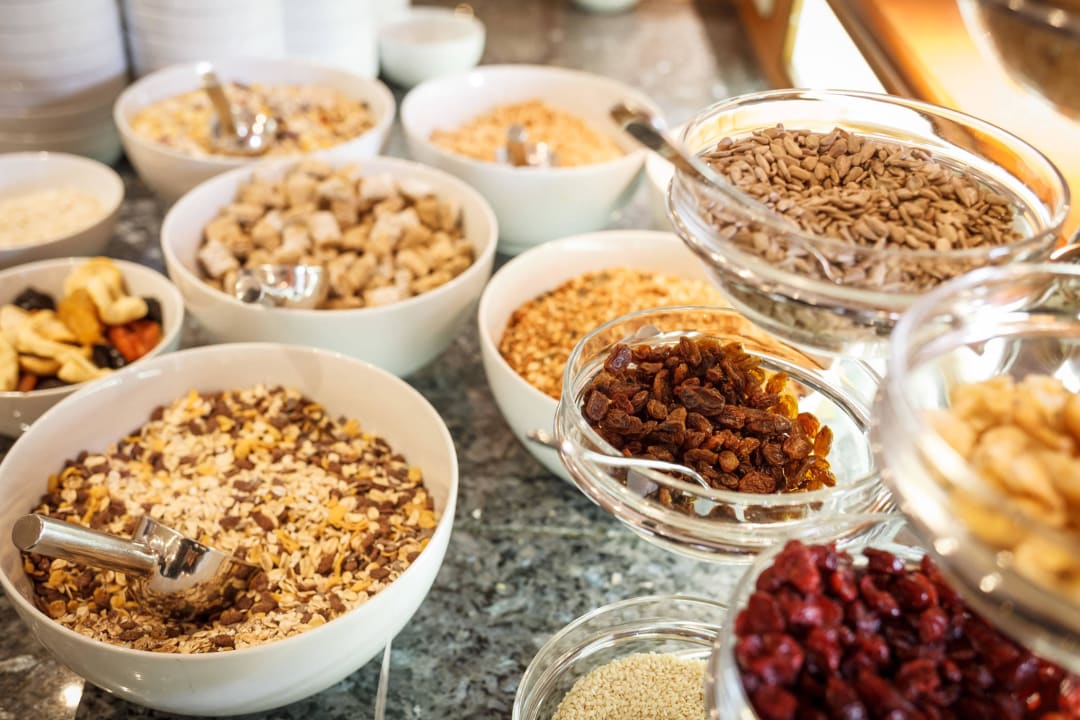 Frühstücksbuffet / Müsliauswahl Hotel Rheingold Bayreuth