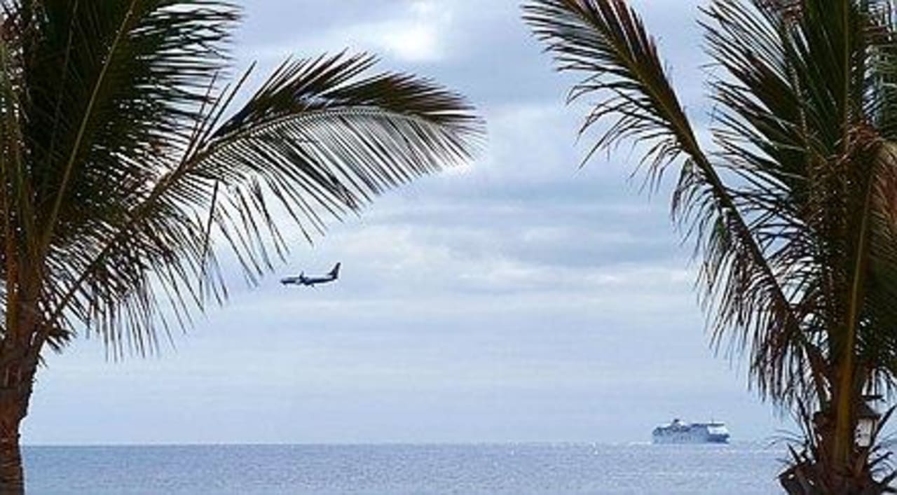 Aussicht vom Balkon Hotel Las Costas