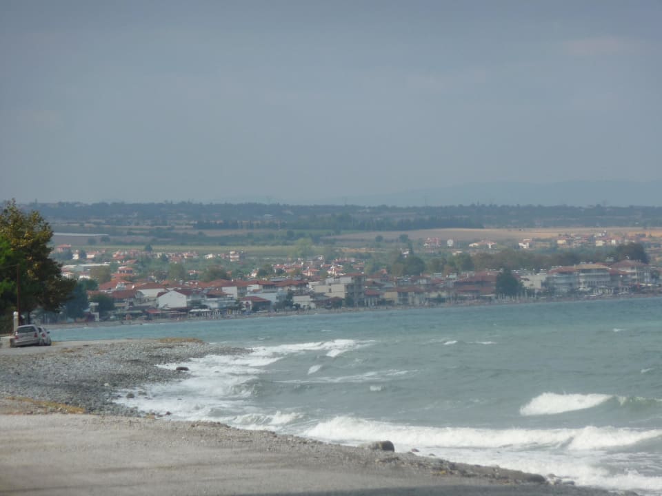 Strandweg in Richtung Stadt alltoura Club Hotel Poseidon Palace