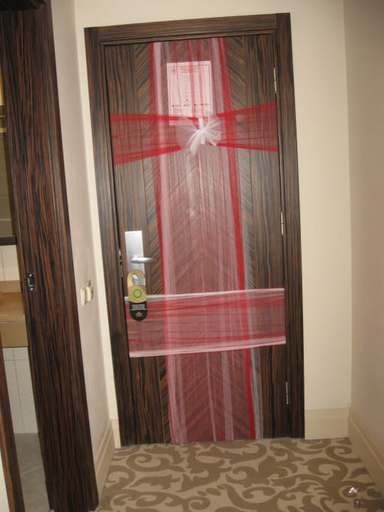 Ausgang von unserem Honymoon-Zimmer Aydinbey Kings Palace & Spa