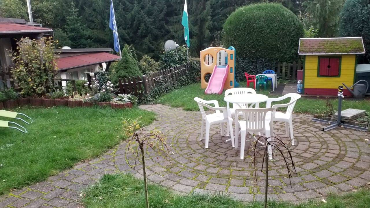 Gartenanlage Pension Burgblick