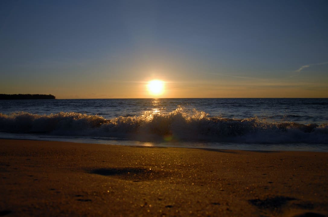 Sunset from a beach restaurant Hotel Angsana Laguna Phuket
