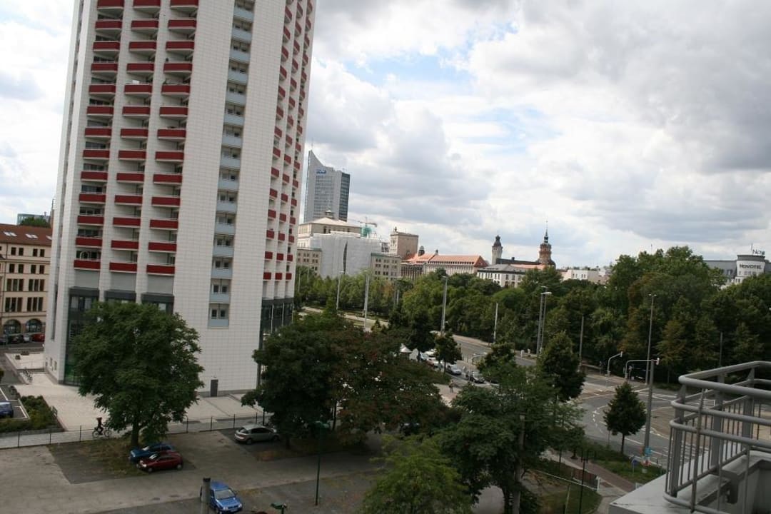 Ausblick aus meinem Zimmer Victor's Residenz Hotel Leipzig