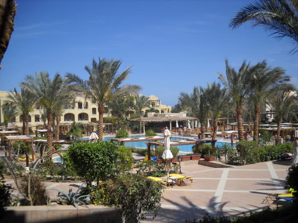 Aussicht aus meinem Zimmer Hotel JAZ Makadi Star & Spa