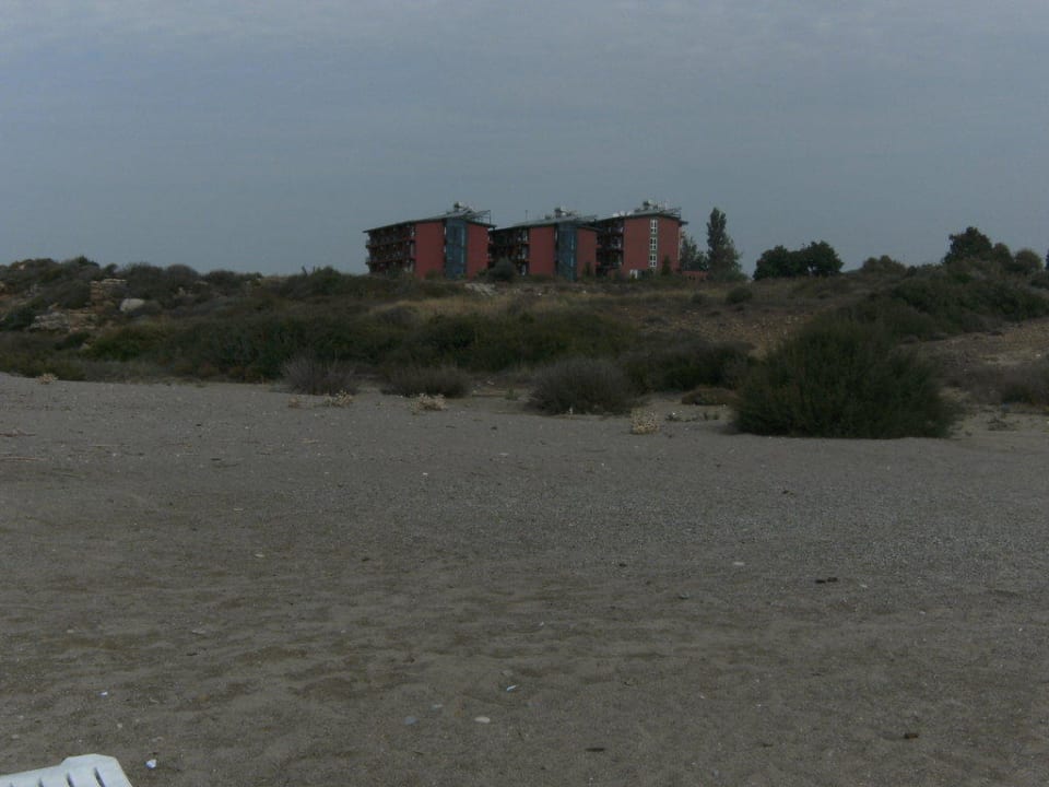 Hotelansicht vom Strand aus Hotel Club Life Kizilot