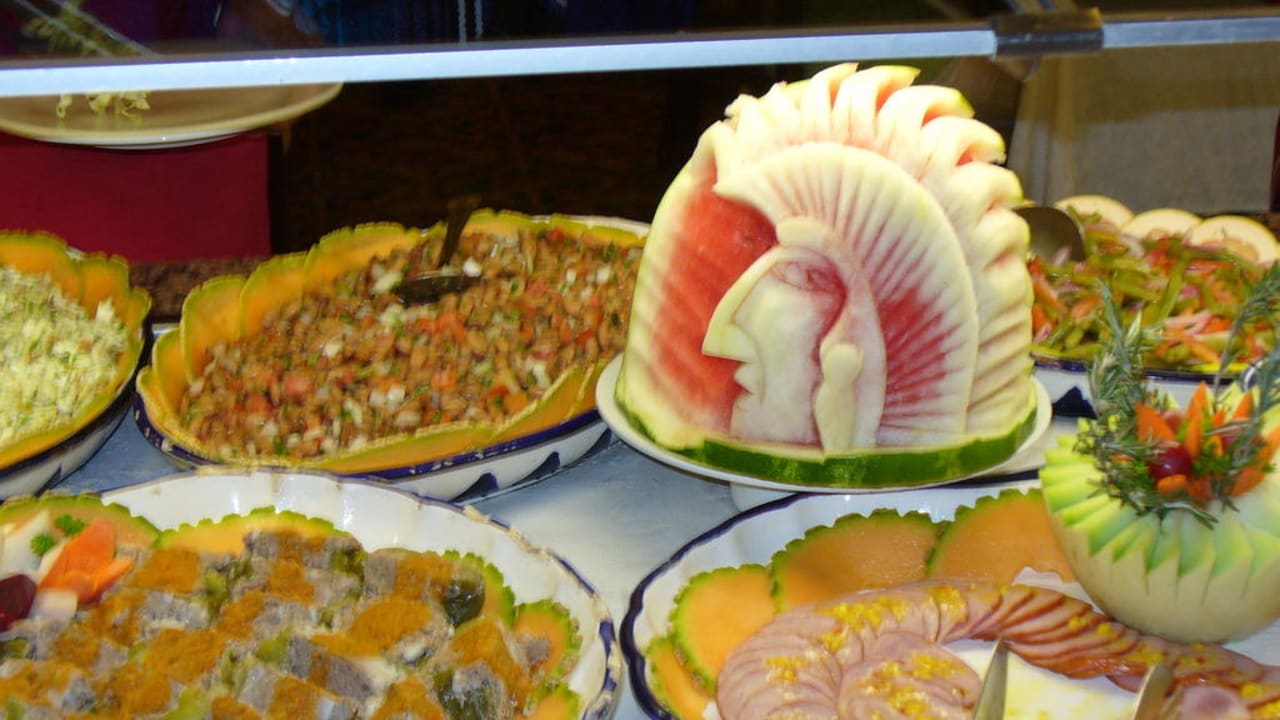 Buffetausschnitt  Hotel Riu Tequila
