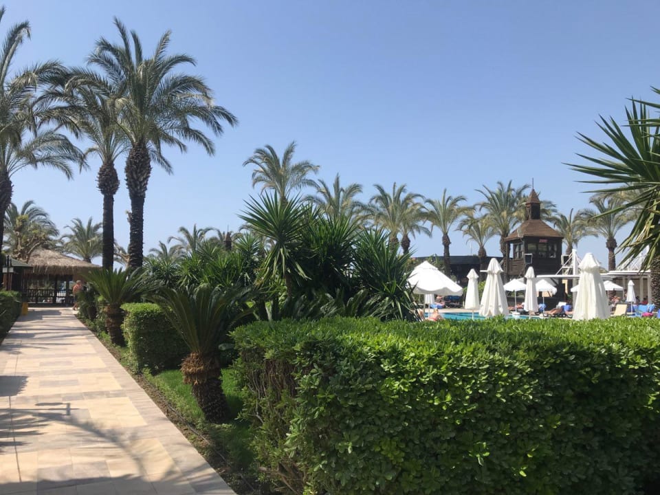 Gartenanlage Sunis Kumköy Beach Resort Hotel & Spa