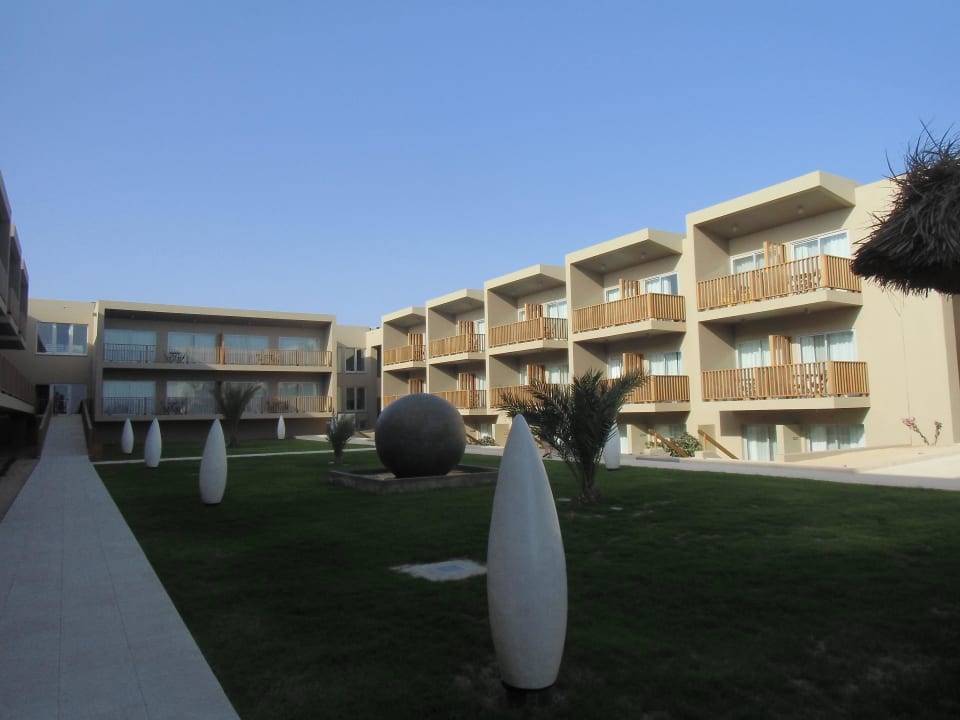 Blick in den Garten Oasis Salinas Sea