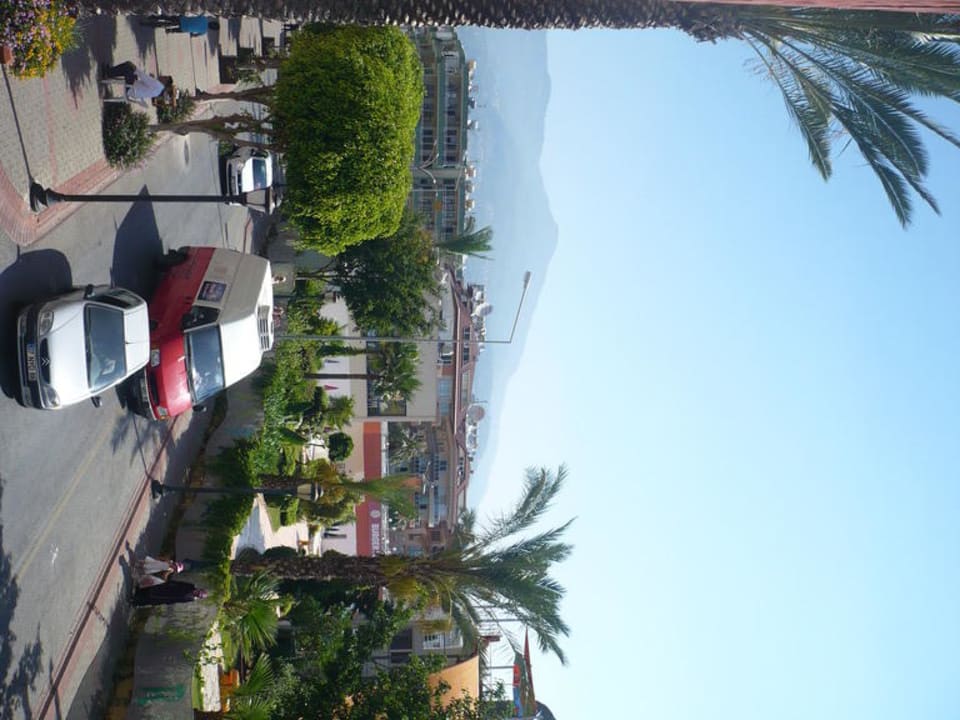 Widok z balkonu Hotel Aslan City Kleopatra