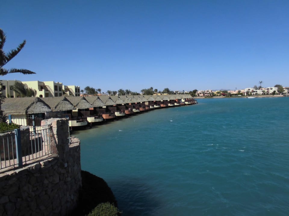 Bugalows von der Lagune aus Panorama Bungalows Resort El Gouna
