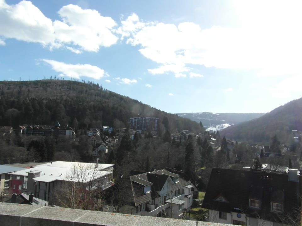 Aussicht über Bad Herrenalb Hotel Schwarzwald Panorama