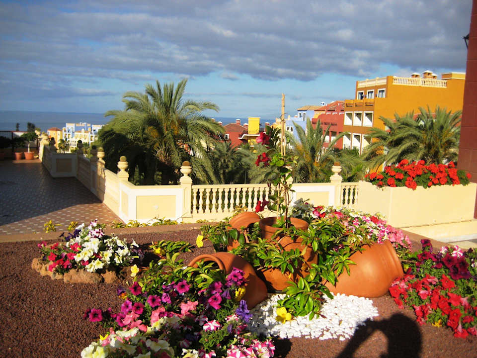 Blick auf die Gesamtanlage vom Eingangsbereich Bahia Principe Sunlight Costa Adeje