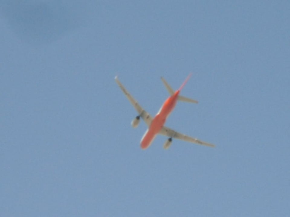 Flugzeug über der Anlage Stella Beach Resort & Spa Makadi Bay