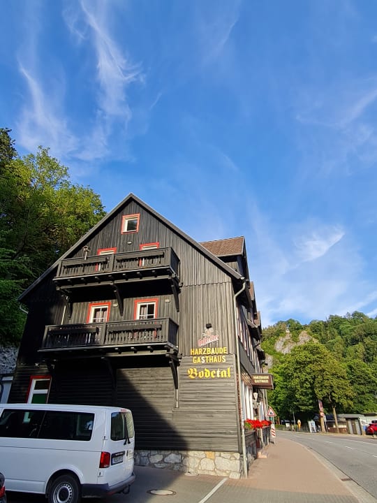 Außenansicht Hotel Bodetal