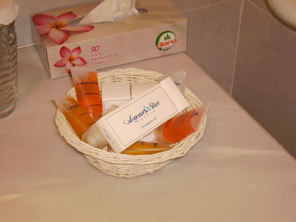  Korb mit Toiletten Artikeln Aegean Melathron Thalasso Spa Hotel