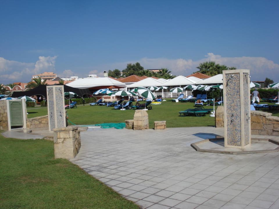 Vom Strand Richtung Duschen Megasaray Club Belek