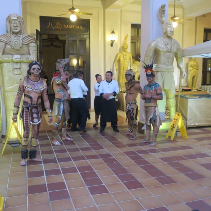 Wigilia przed restauracją japońską Hotel Riu Palace Riviera Maya