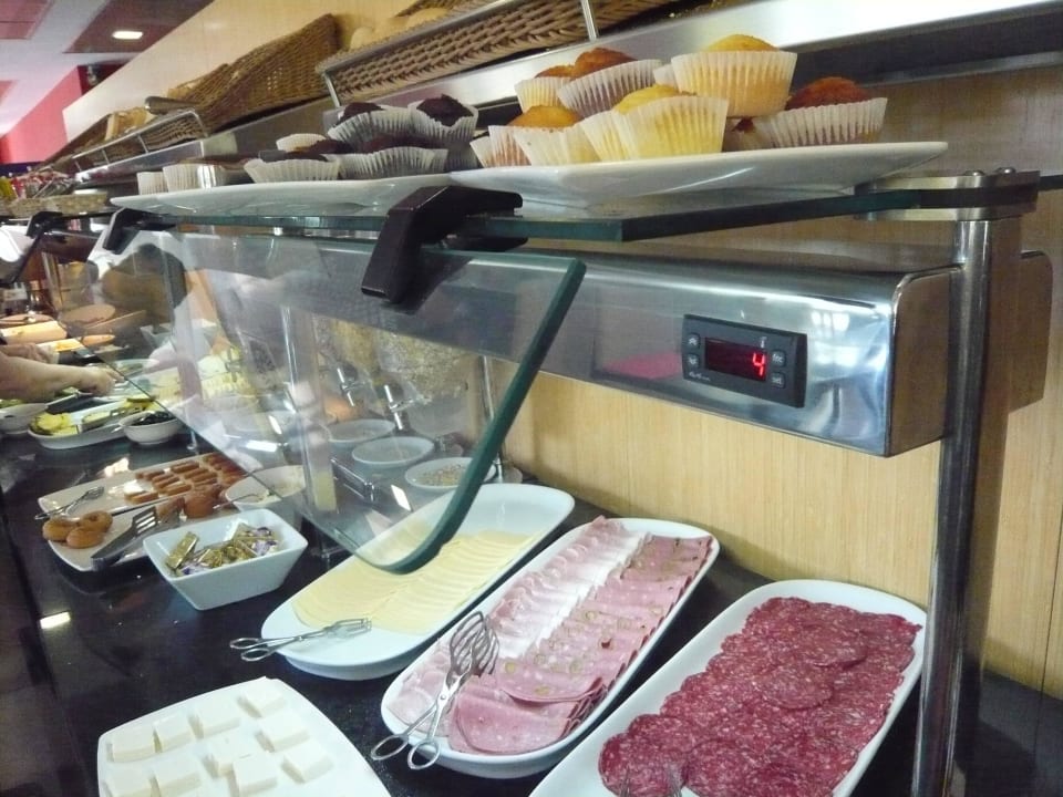 Teile des Frühstücksbuffet Hotel 4 Barcelona