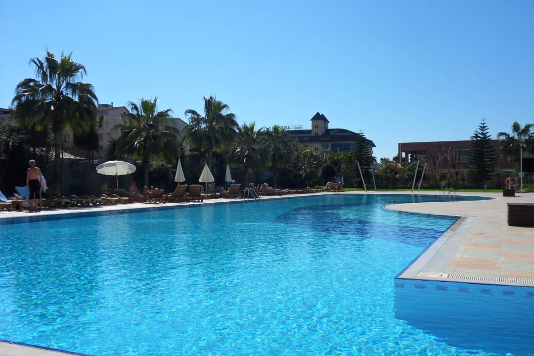 Bei super Wetter Solivia Hotel