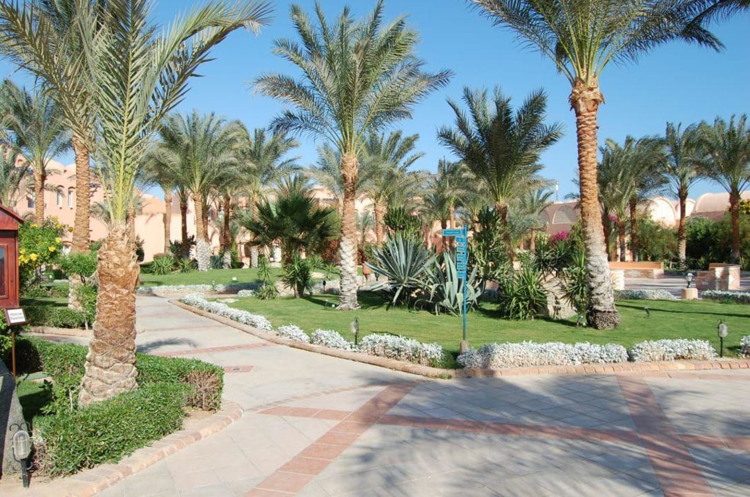 Teil der Gartenanlage Jaz Makadi Oasis Resort