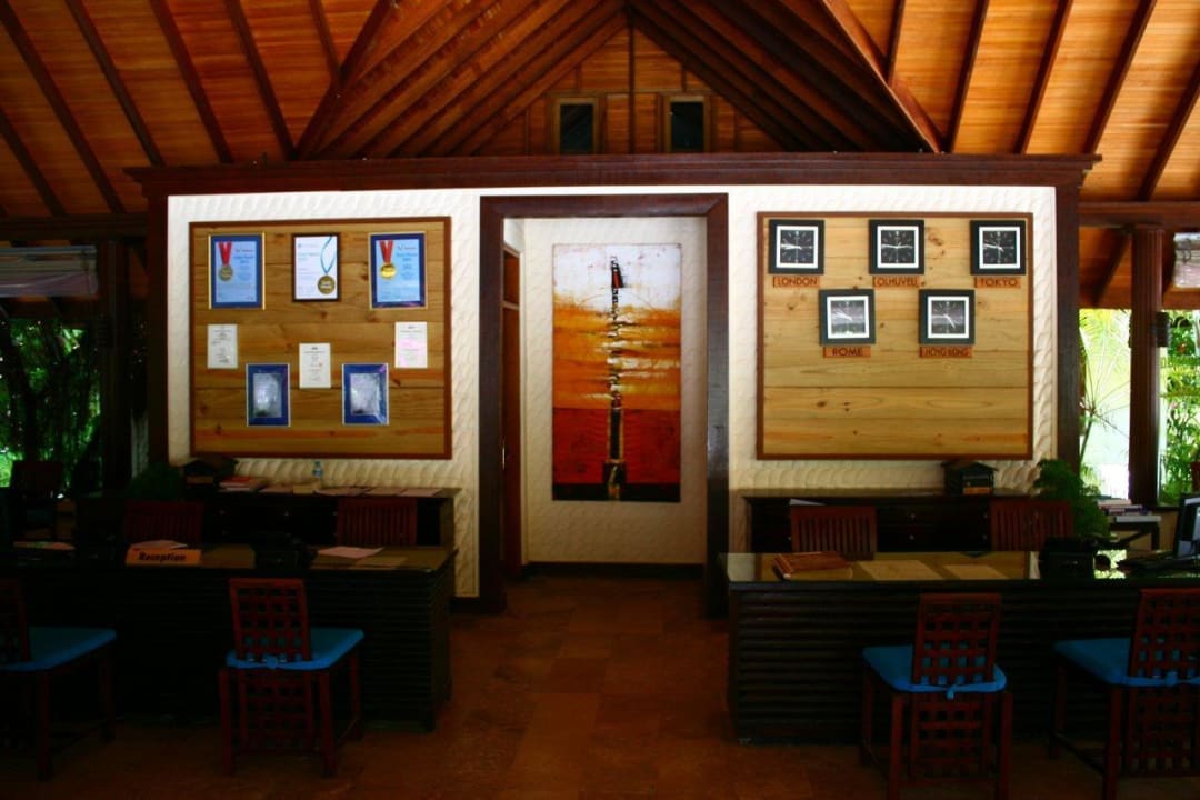 Rezeption  Sun Siyam Olhuveli