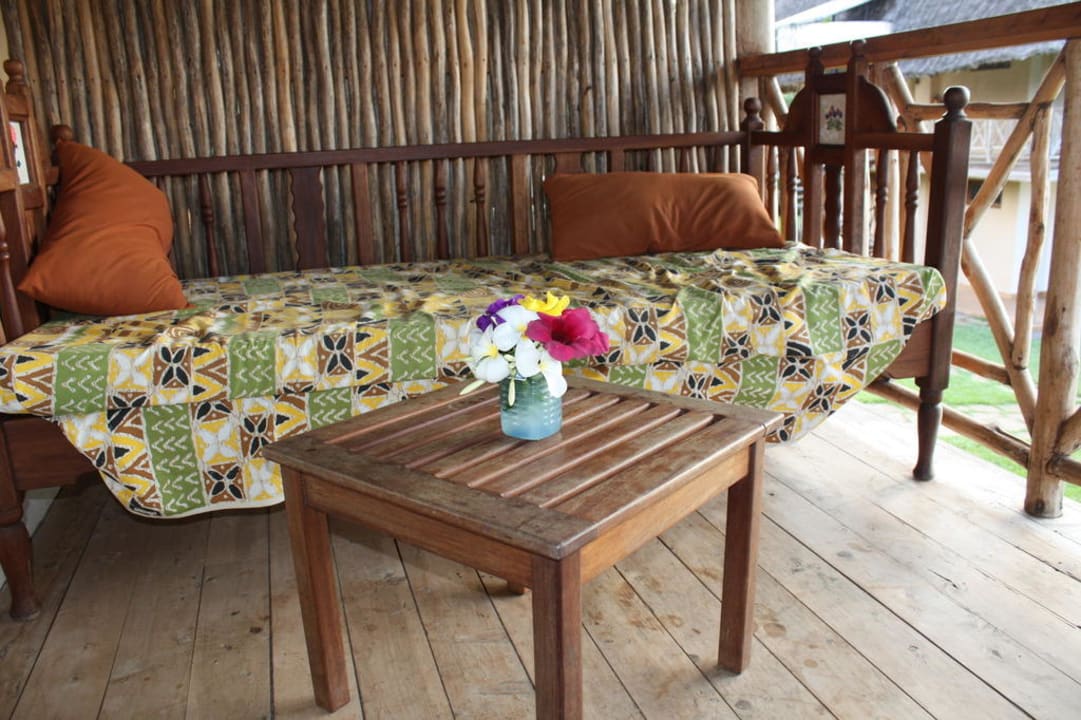 Große Terrasse Neptune Palm Beach Boutique Resort & Spa