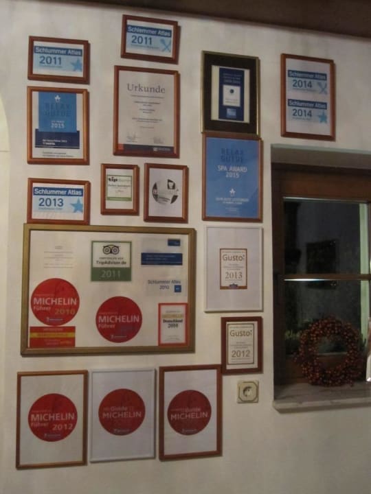 Michelin Urkunden Residenz Seehotel Berlin Brandenburg