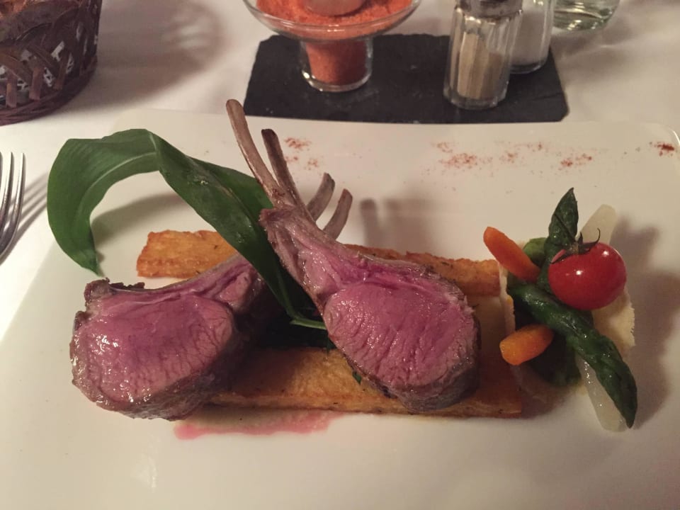 Agneau à l'ail d'ours Hotel Minotel à la Chotte