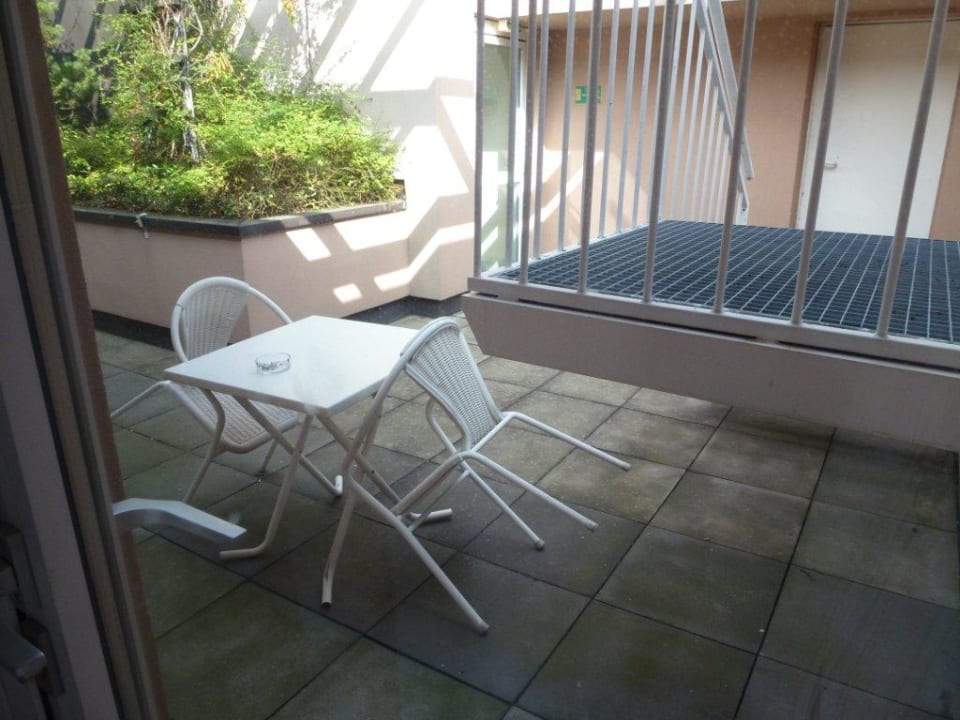 Gemeinsame Innenterrasse vor dem Schlafzimmer Living Hotel Kaiser Franz Joseph