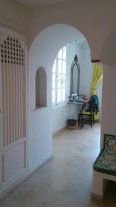 Blick vom Flur ins Zimmer Alassio Hotel and Thalasso