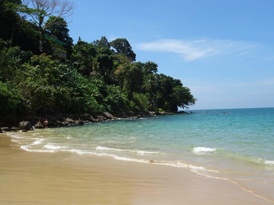 Strandende nach links Khaolak Bhandari Resort & Spa