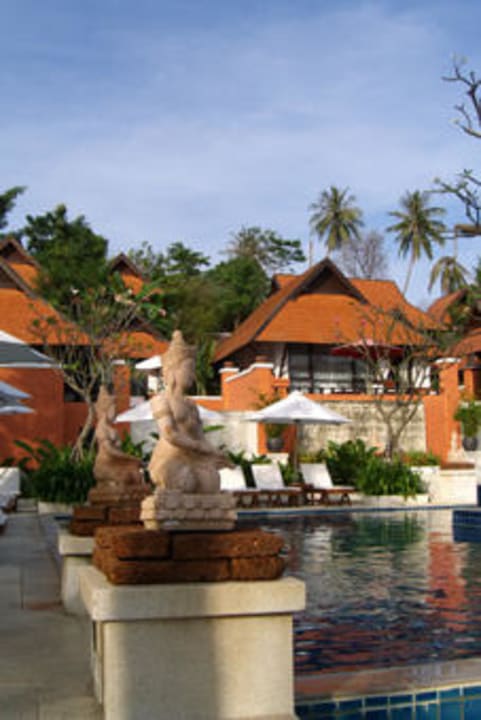 Pool mit wasserspeienden Figuren Renaissance Koh Samui Resort & Spa
