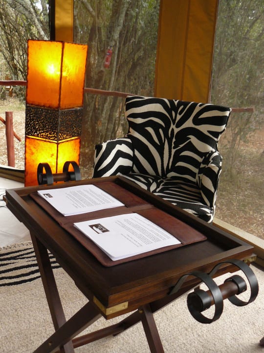 Lounge für die Fotografen Mara Bush Camp - Private Wing