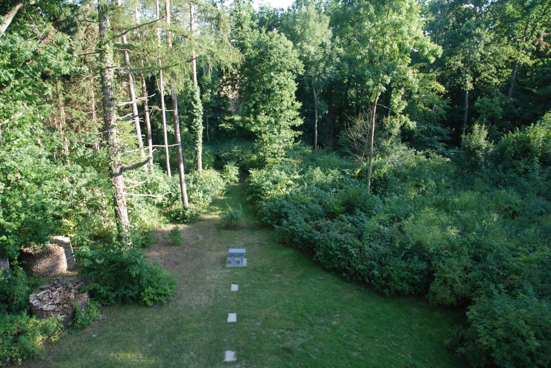 Blick in den Garten Turm für Zwei