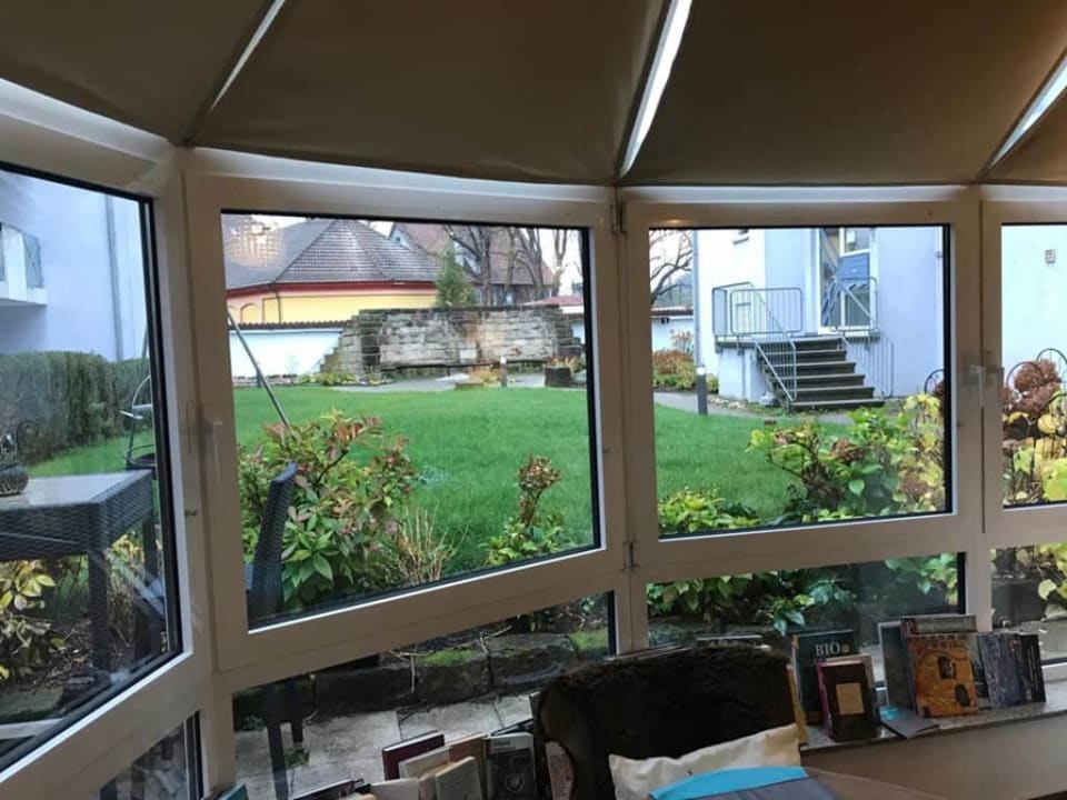 Patio in dining room Hotel Princess