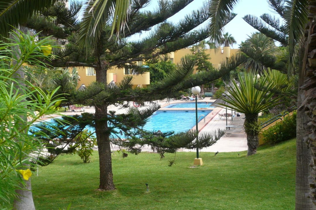 Blick vom Appartement zum Pool Atlantic Garden Beach Mate