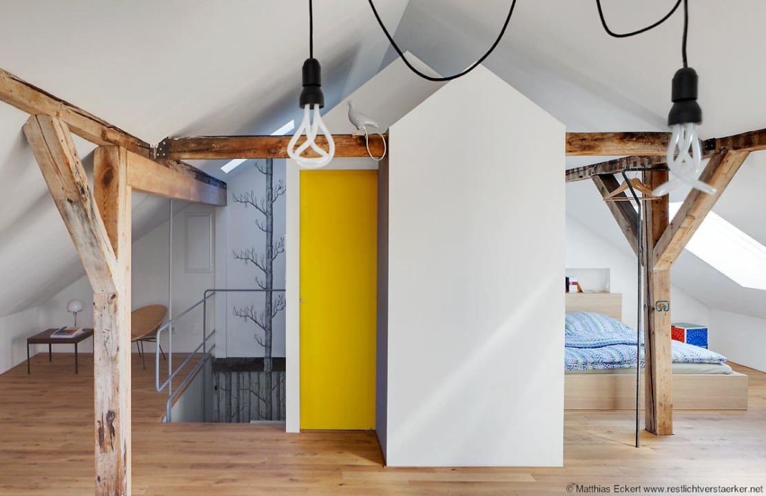 Bad, Schlaf- und Leseecke Design Apartments Hier war Goethe nie