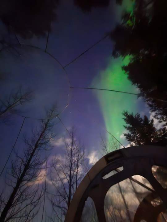 Ausblick Buubble Hotel - Hrosshagi