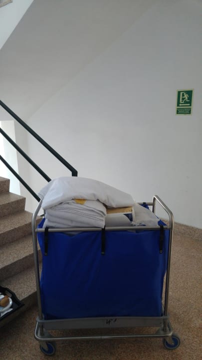 Zugestellter Fluchtweg GPRO Valparaiso Palace & Spa