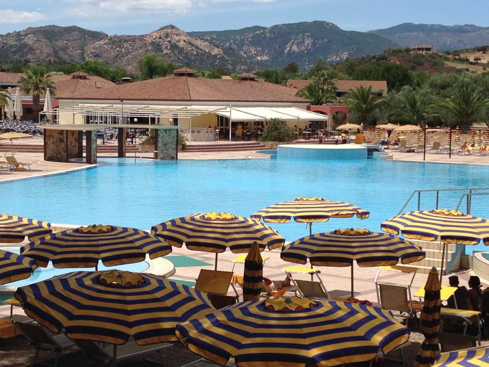 Aus dem 1. Stock des Haupthauses Tirreno Resort