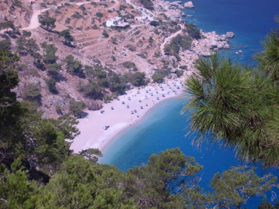 Blick auf den Strand Apella Apartments Golden Sun