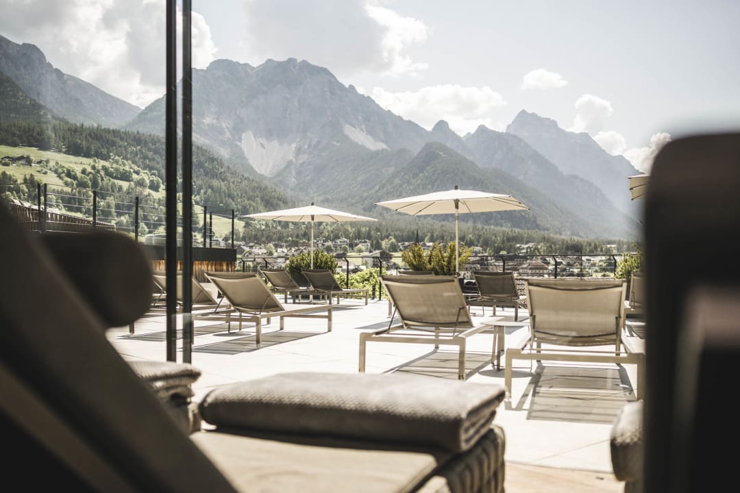 Ausblick Excelsior Dolomites Life Resort