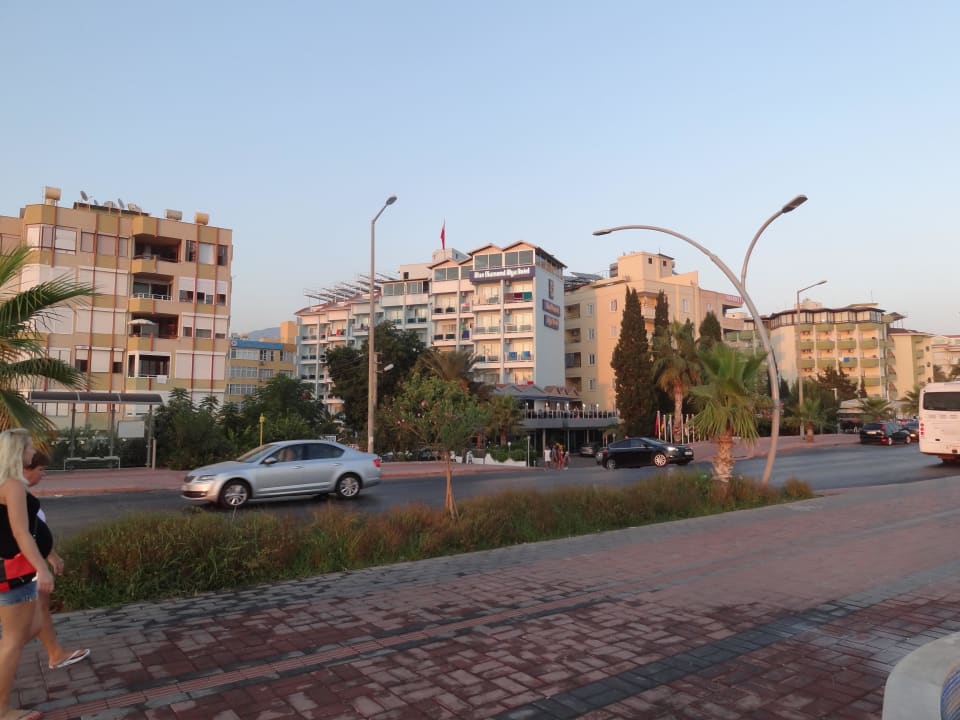 Blick von der Strandseite Blue Diamond Alya