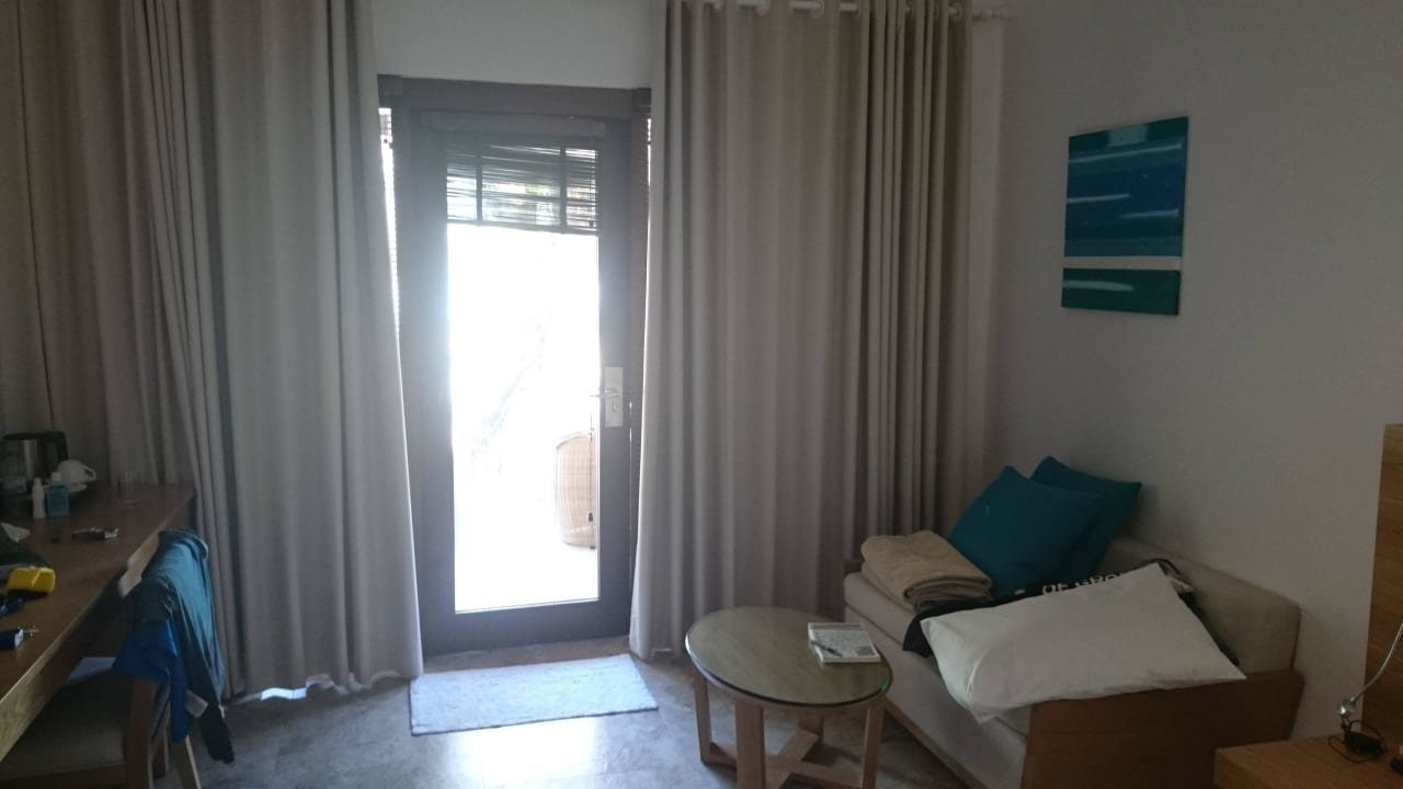 Zimmer in Richtung Terrasse Summer Island Maldives