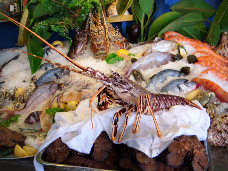 Lebende Speisekarte in Rethimnon Hotel Stella Beach