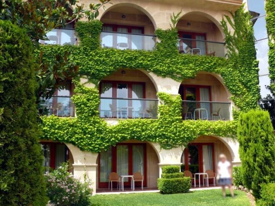 Paradoransicht vom Garten Hotel Parador de Ronda