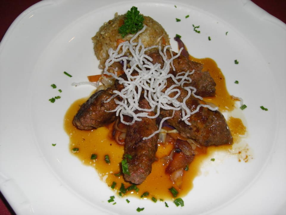 Hauptspeise im Orientalischen-Restaurant Bamboo Viva Azteca by Wyndham - All Inclusive Resort