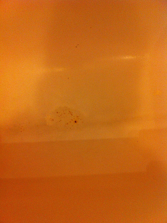 Rost in Badewanne Hotel Quisisana