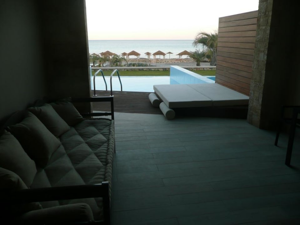 Terrasse mit Privat-Pool Aquagrand Artistic Luxury Beach Resort - Adults only