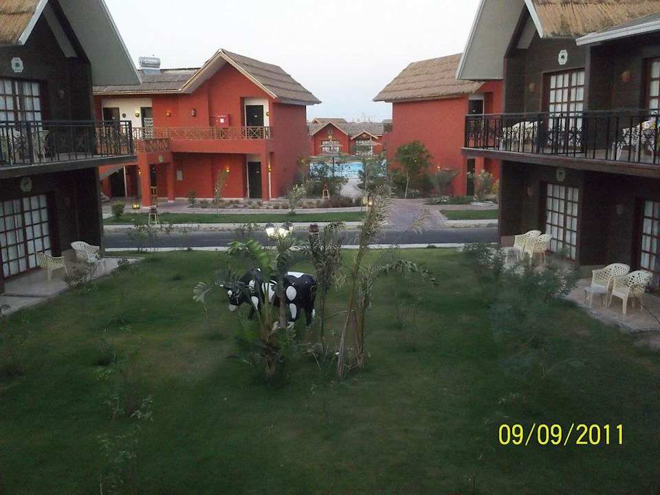 Widok z mojego balkonu Pickalbatros Jungle Aqua Park Resort - Neverland Hurghada
